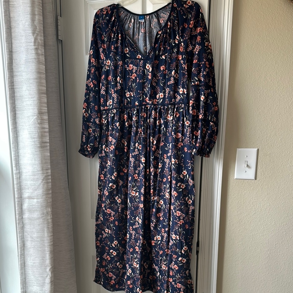 Floral Navy Dress